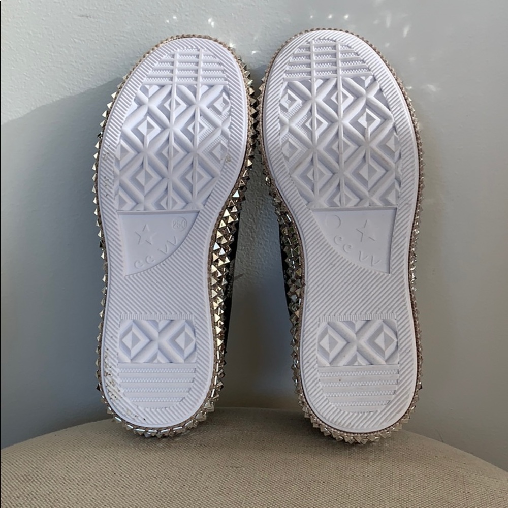 Scarpi’s Black/Silver Studded Sneakers - Picture 6 of 6